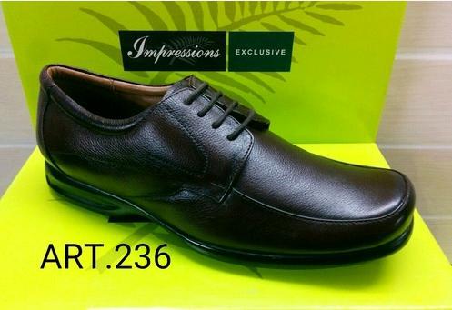 Leather Formals Shoes With D.D. Lining (Impressions Derby)