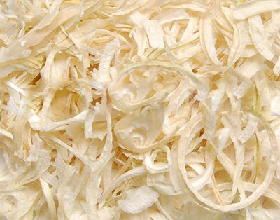 Dehydrated White Onion Flakes Kibbled