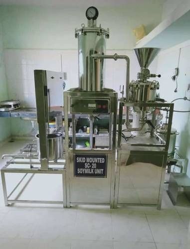 Semi Automatic Stainless Steel Soya Milk Plants with 1 Year of Warranty