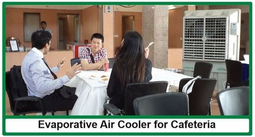 Evaporative Air Cooler For Cafeteria