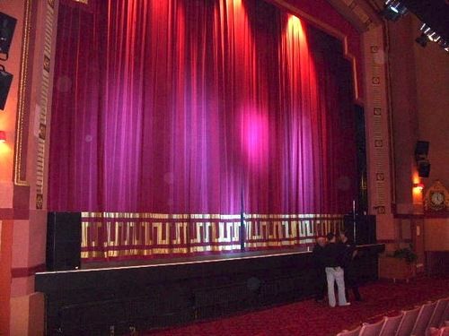 Auditorium Round Motorized Stage Curtain