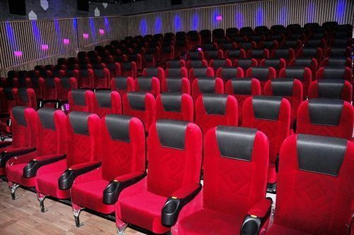 Cinema Seating Red Chairs No Assembly Required