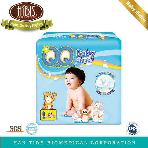 Hibis Happy Zoo Qq Baby Diaper L