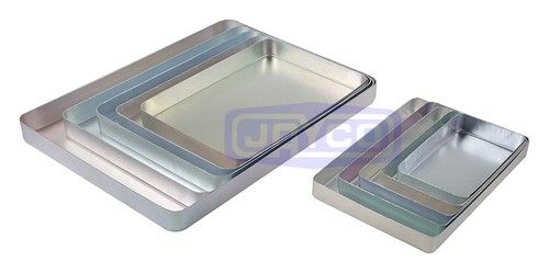 Any Color Possible By Coating Aluminium Tray Set