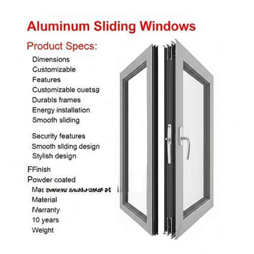 Aluminum Sliding Windows - Durable Aluminum, Customized Sizes , Affordable Quality and Sleek Design