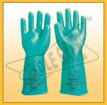 Abrasion Resistance Nitrile Hand Gloves