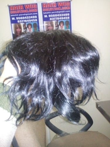 Ladies Human Hair 3/4 Wigs