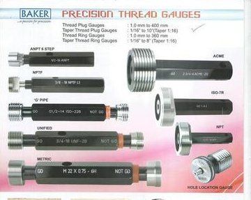 Baker Thread Plug Gauges