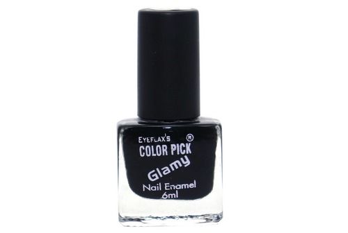 Eyeflaxs Colorpick Glamy Nail Enamel Black