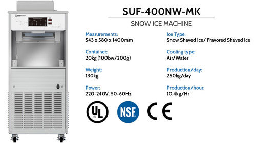 Shaved Ice Machine SUF-400NW-MK