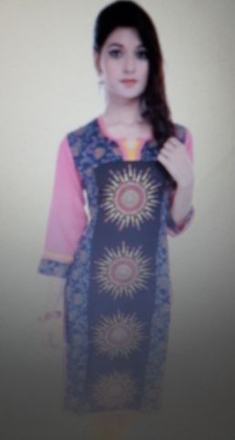 Cotton Fabric Fancy Jaipuri Kurti