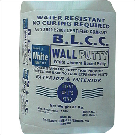 High Quality Wall Putty - Acrylic Based, Water Resistant & UV Protective Coating | Smoother Adhesion, Strong Bonding to Base Plaster, Suitable for Interior & Exterior Surfaces