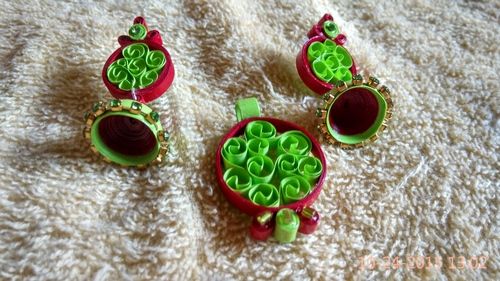 Stainless Steel Quilled Designer Earrings