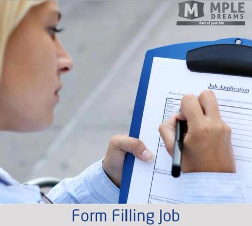 Form Filling Job Services By MPLE DREAMS ITWORLD PVT. LTD.