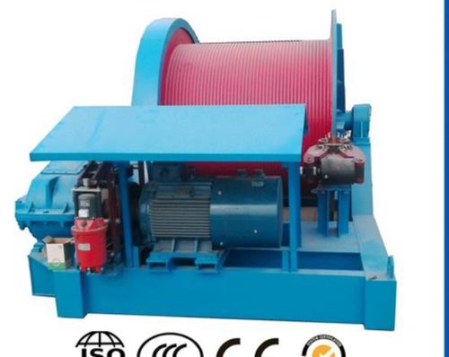 20Ton Electric Winch with Rain cover on Electrical System