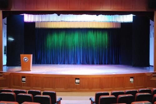 Motorized Stage Curtain And Frills