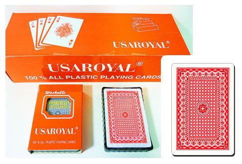 Usaroyal 100% Plastic Playing Card Application: Flooring