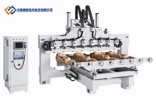GS Rotary Wood 4 Axis Engraving Router Machine