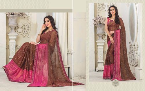 Georgette Printed Sarees