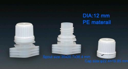 12mm Screw Cap Plastic Spouts For Baby Food Bag