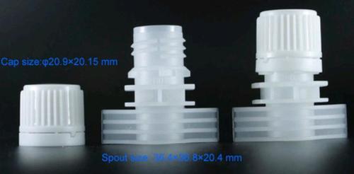 Flexible Packaging Plastic Screw Caps With Spout