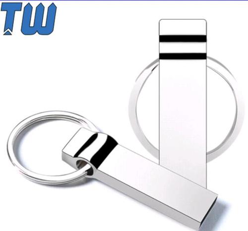 Solid Metal USB 3.0 Flash Drive With Free Key Rings