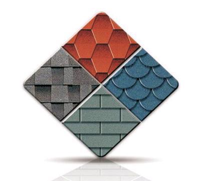 12 Colored Asphalt Roof Shingles