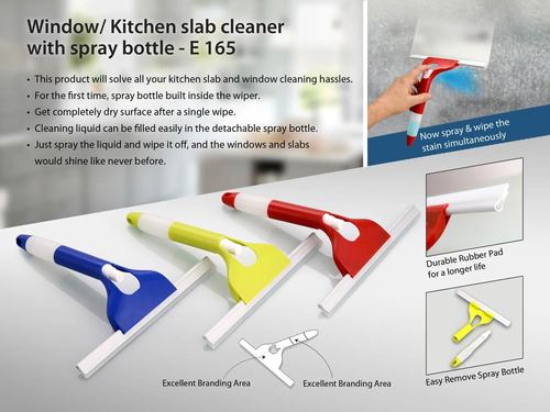 Window And Kitchen Slab Cleaner With Spray Bottle