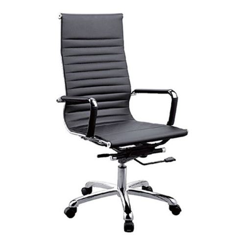 Eliza Black Leather Office Chair