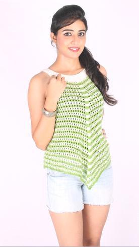 Hand Knitted Ladies Sleeveless Top