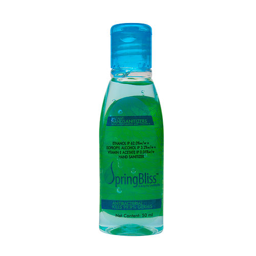 Springbliss Hand Sanitizers 50ML Mint Fragrance Bottle