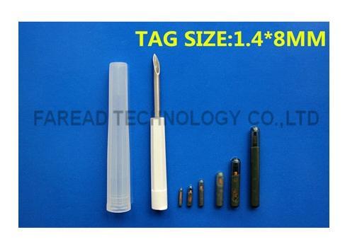 RFID Replacement Needle With Microchip 1.4*8mm ISO11784/785 Animal Injector