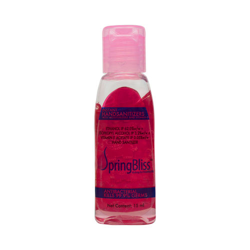 Springbliss Hand Sanitizers 15ML Strawberry Fragrance Bottle