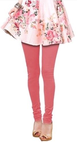 Peach Cotton Chudidar Legging