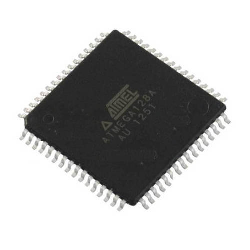 ATMEGA128A - Low-Power CMOS 8-bit Microcontroller at 2.7-5.5V | 133 Powerful Instructions, 16MHz Operation, Advanced RISC Architecture, Extensive On-chip Debug Support, 128KB Flash Memory, Capacitive Touch Support
