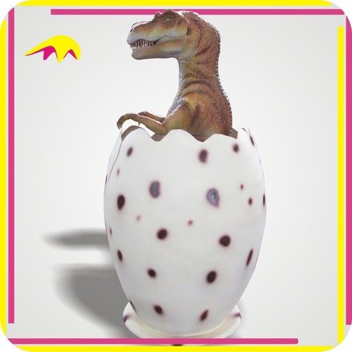 Kano4044 Theme Park Decorative Animated Dinosaur Dustbin