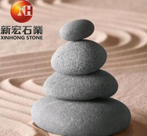 Multicolor Decorative Wall Grey Unpolished Pebbles Stone