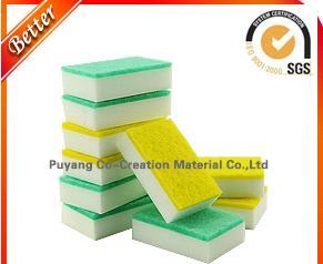 Melamine Sponge With Scouring Pad