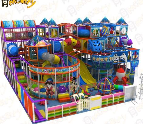 Hot sale Ocean Theme Kids Indoor Tunnel Playground