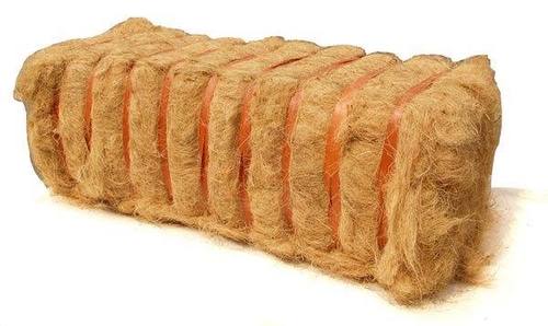 Light Brown Coir Fibre (120 Kg Bales)