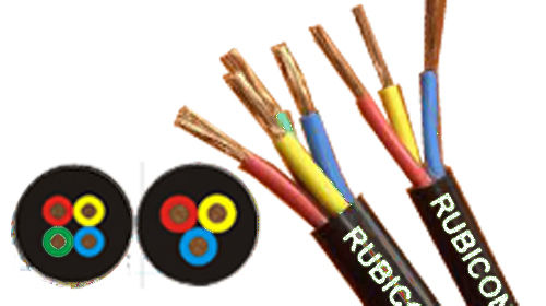 Multi-Core Industrial Cables Conductor Material: Copper