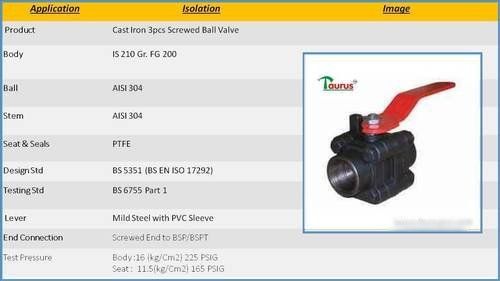 Fcs Ball Valve 3 Pc Se