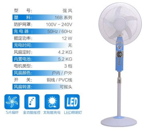 16inch DC Stand Fan