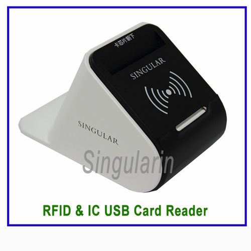 USB Contact And Contactless RFID NFC IC Card Reader with 2 PSAM Card Module - SCR100