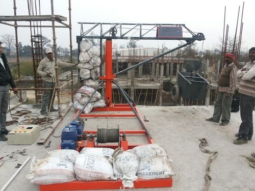 Jib Crane With Bucket Operated With 10Mm Steel Wire Rope Application: Industrial