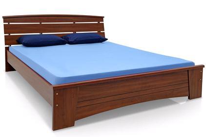 Stylespa Estilo Queen Bed Honey Brown Finish