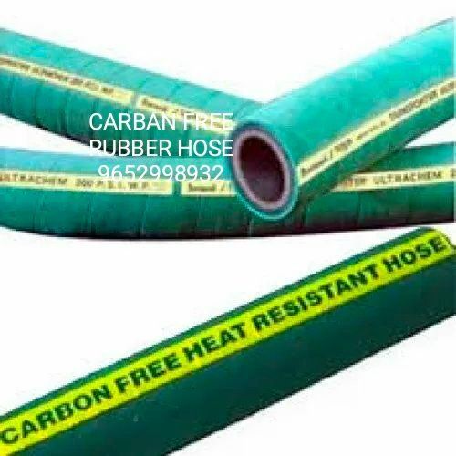 Inner White And Outer Green Plain Carbon Free Hose Pain Top With 1 Year Of Warranty