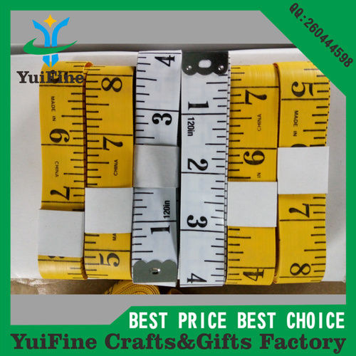 4pcs 3M Soft Sewing Ruler for Body Measuring Dressmaking Dual Side Scaled  Tailor Measure Tape 300cm/120 inch Yellow 