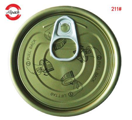 211 Tinplate Fruits Easy Open Can End