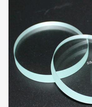 Heat Resistance Clear Circle Fused Quartz Glass Piece